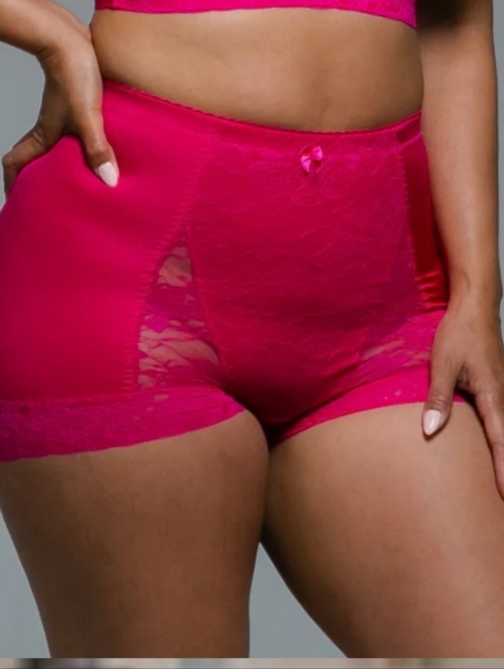 Rhonda Shear Pinup Girl Hot Pink Underwear Size Xl. Nwt